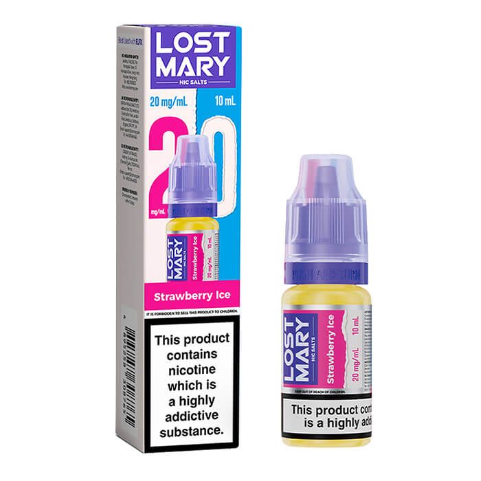 Lost Mary Strawberry Ice Nic Salt 10ml