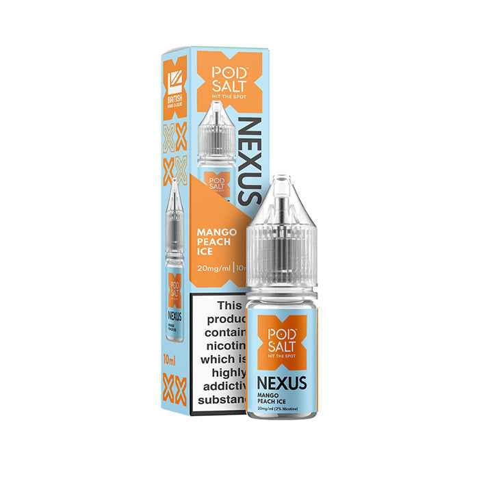Nexus Mango Peach Ice Nic Salt by Pod Salt