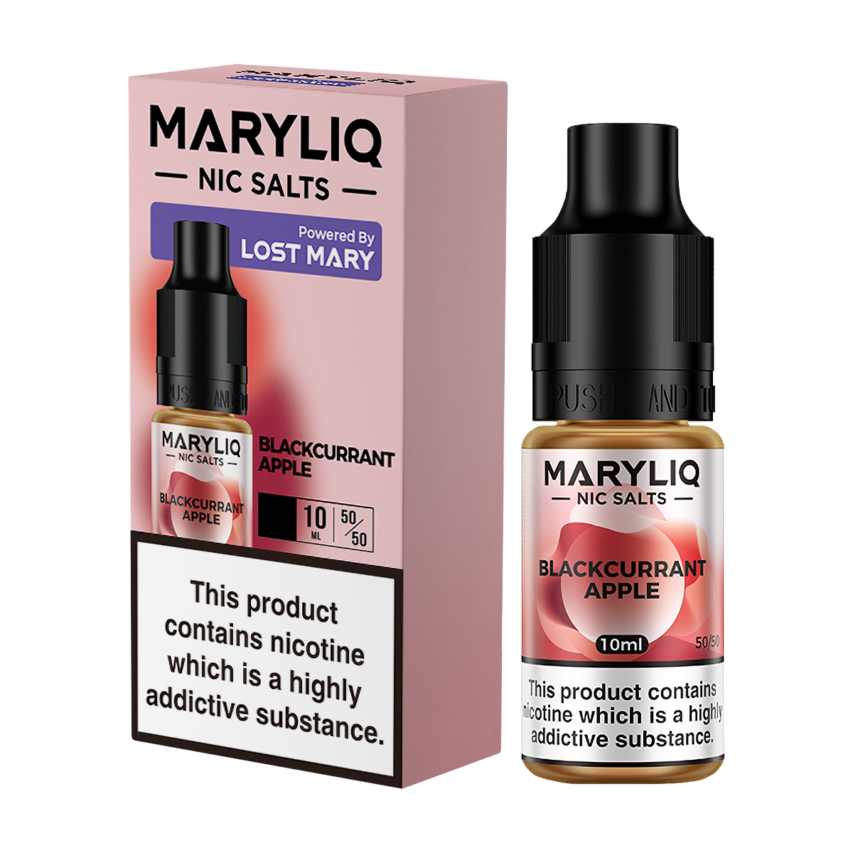 Blackcurrant Apple Maryliq Nic Salt by Lost Mary | Isle of Vapes