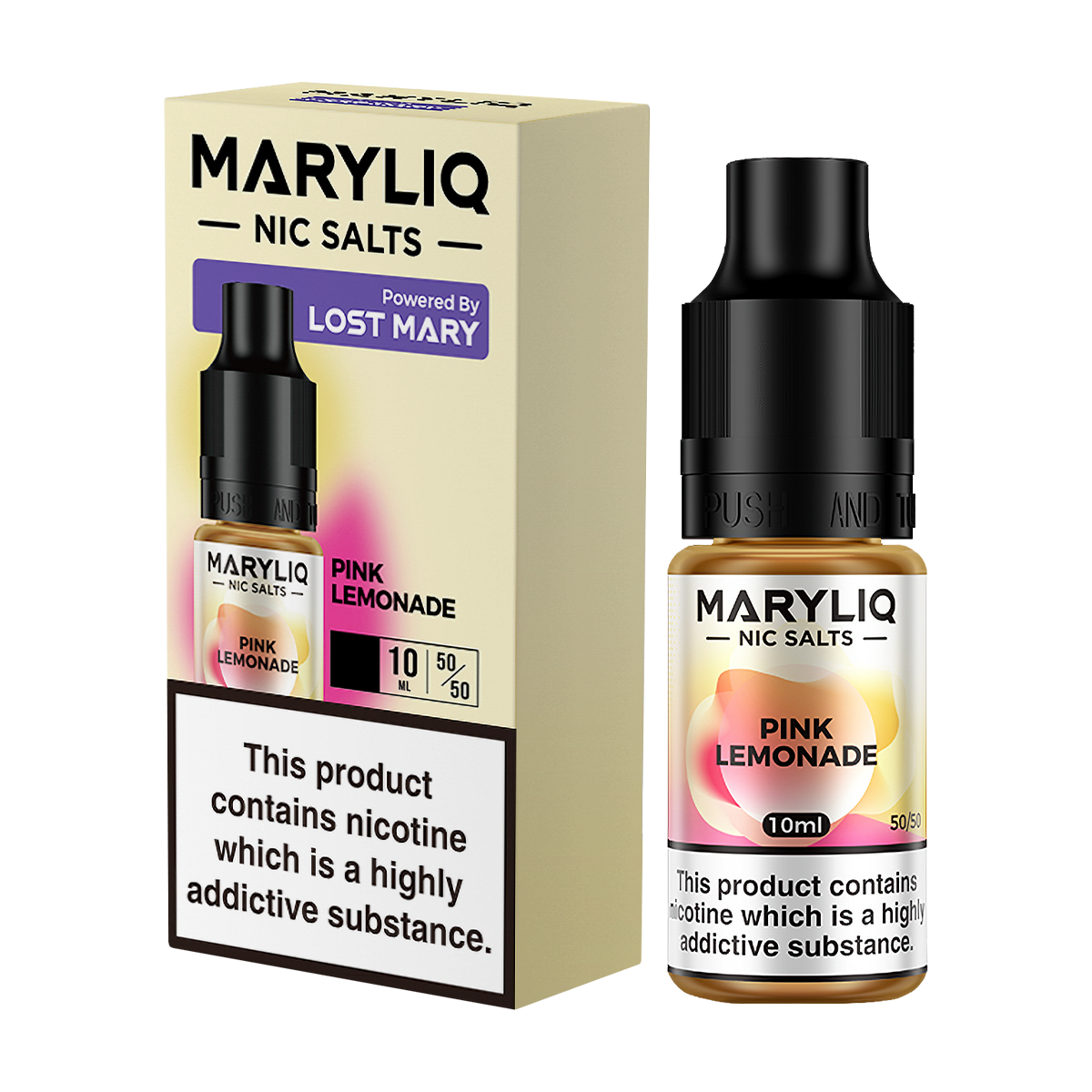 Pink Lemonade Maryliq Nic Salt by Lost Mary | Isle of Vapes