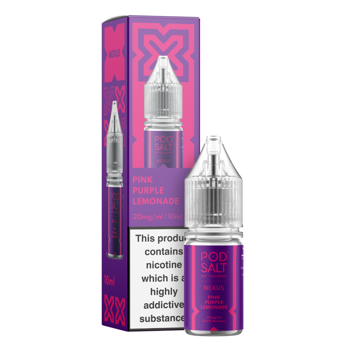 Nexus Pink Purple Lemonade Nic Salt by Pod Salt product image