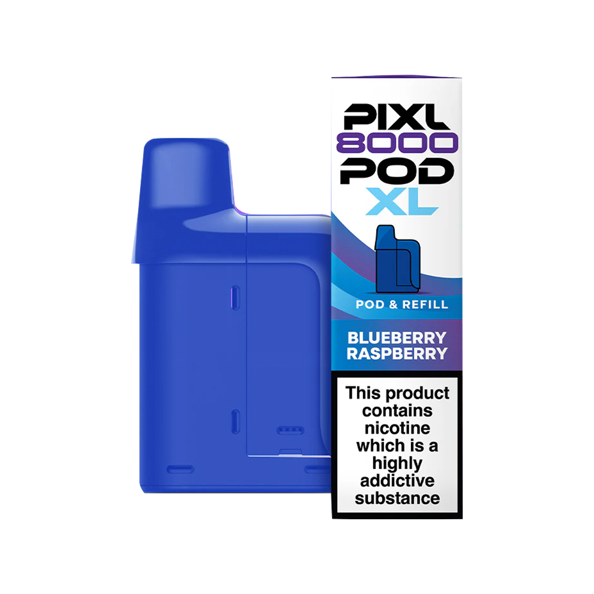 Blueberry Raspberry Pixl 8000 Refill Pack | Isle of Vapes