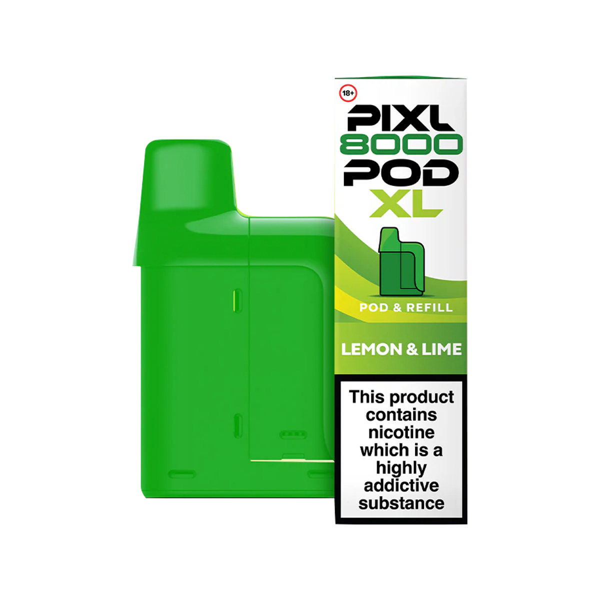 Lemon & Lime Pixl 8000 Refill Pack | Isle of Vapes