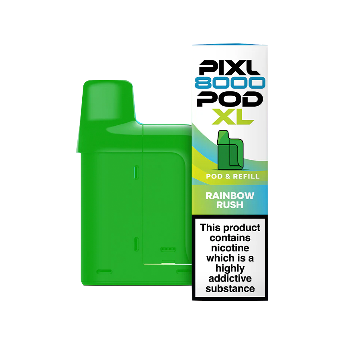 Rainbow Rush Pixl 8000 Refill Pack | Isle of Vapes