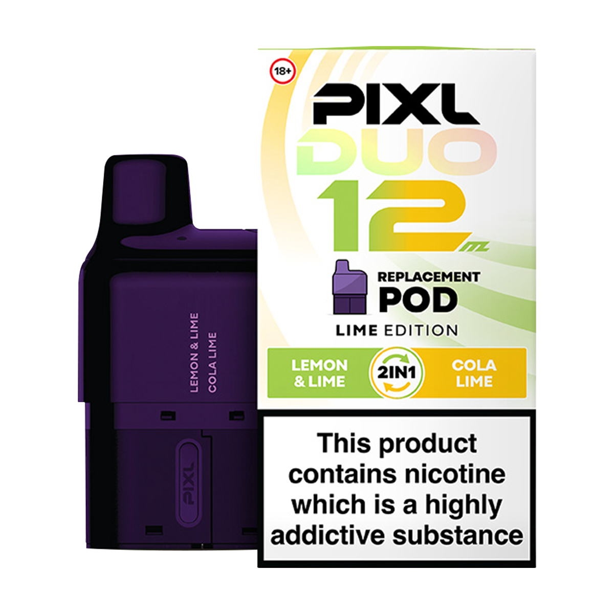 Lime Edition Pixl Duo 12 Refill Pack