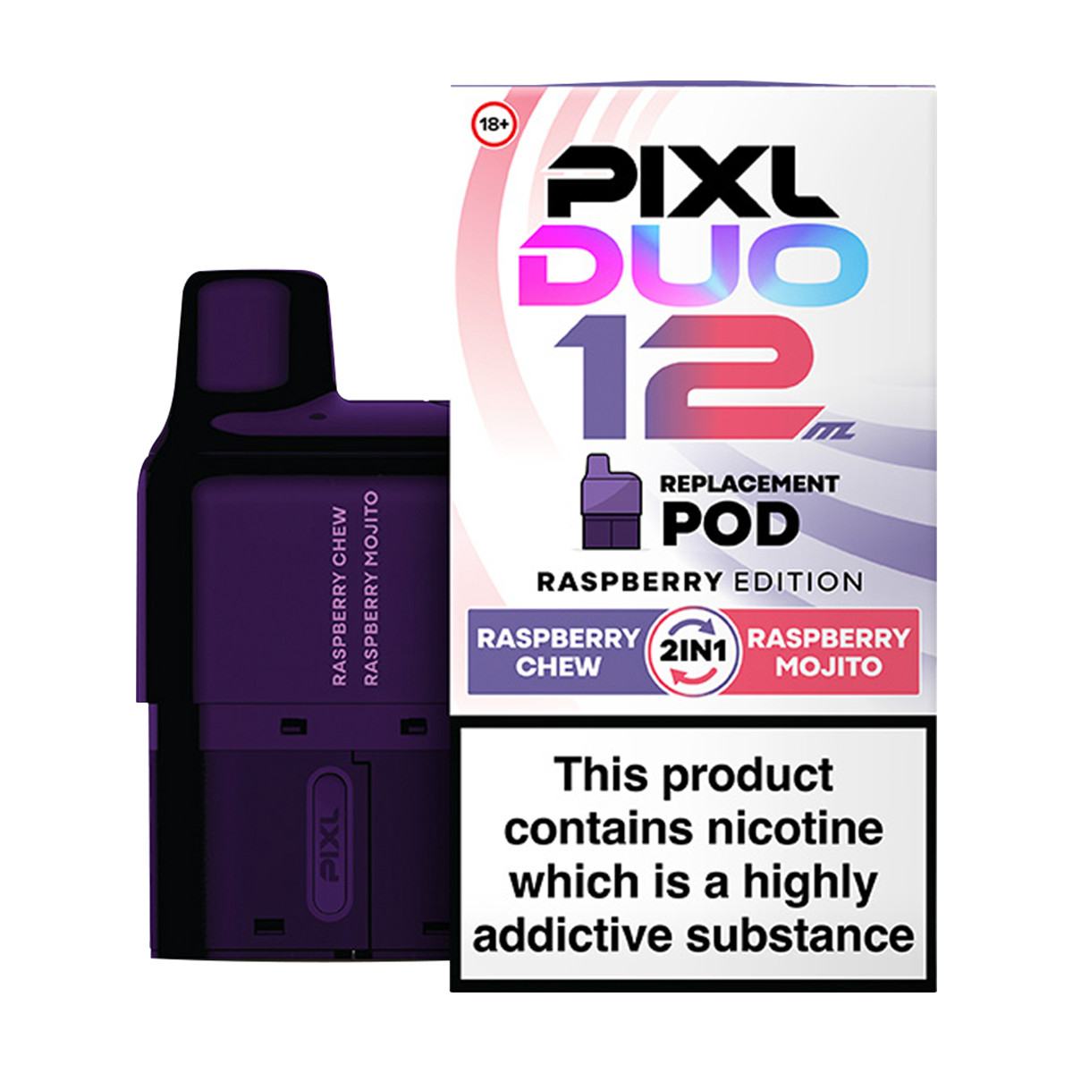 Raspberry Edition Pixl Duo 12 Refill Pack