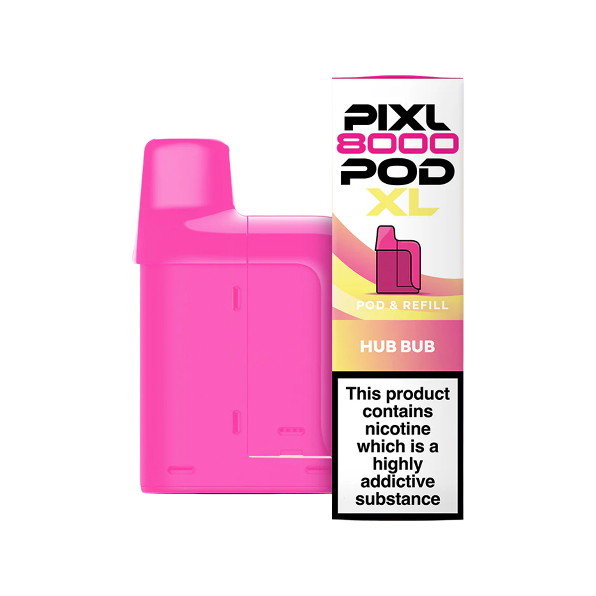 Hub Bub Pixl 8000 Refill Pack | Isle of Vapes