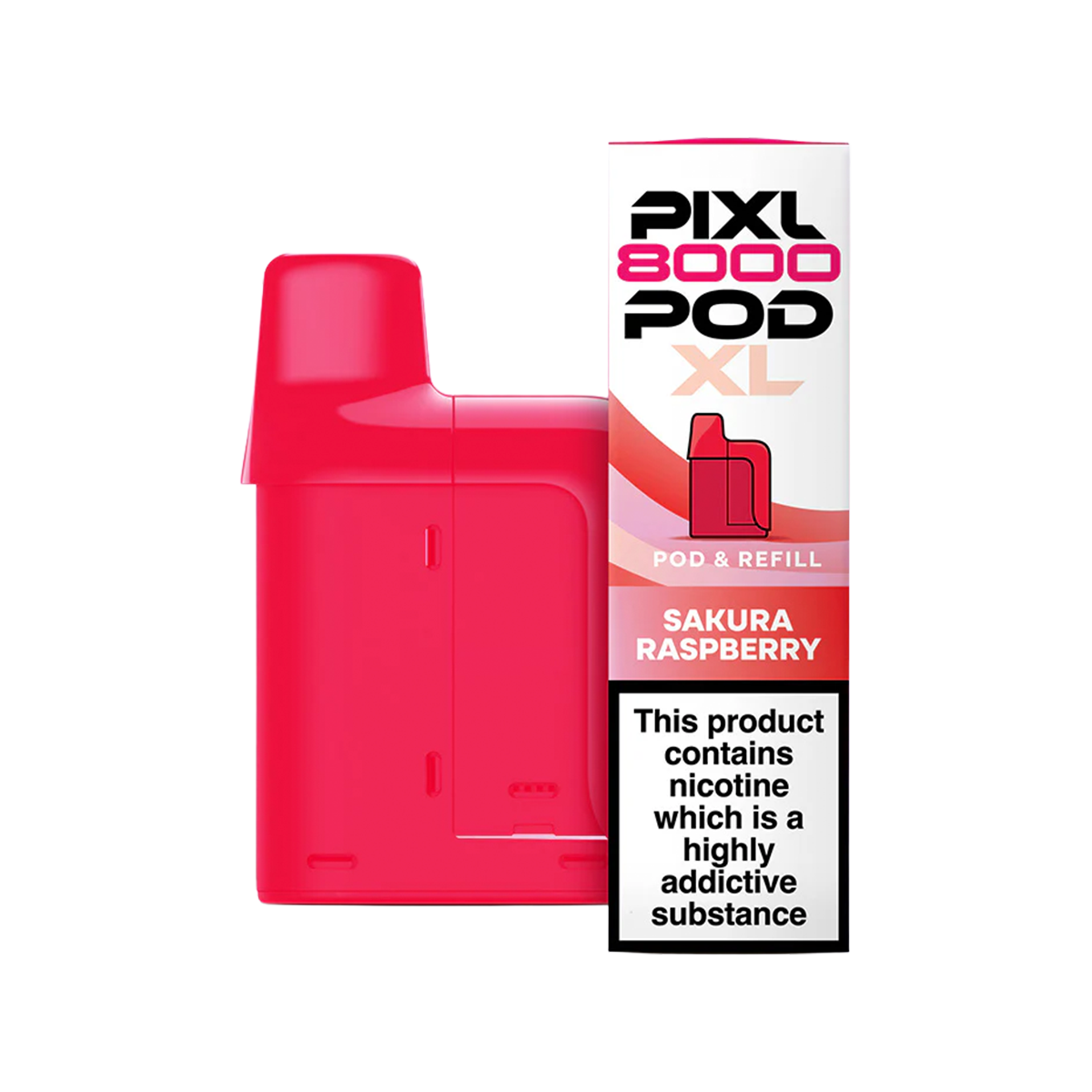 Sakura Raspberry Pixl 8000 Refill Pack | Isle of Vapes