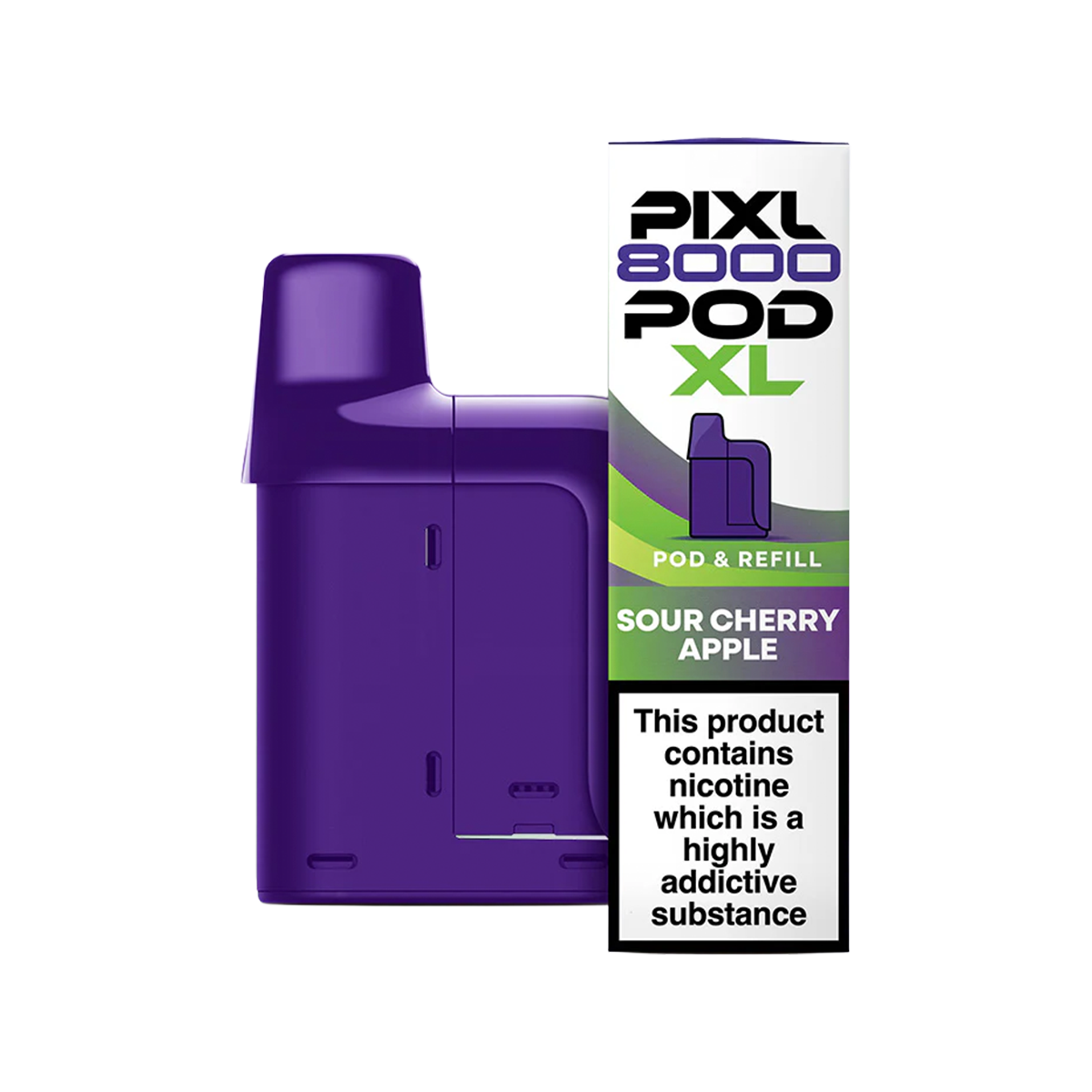 Sour Cherry Apple Pixl 8000 Refill Pack | Isle of Vapes