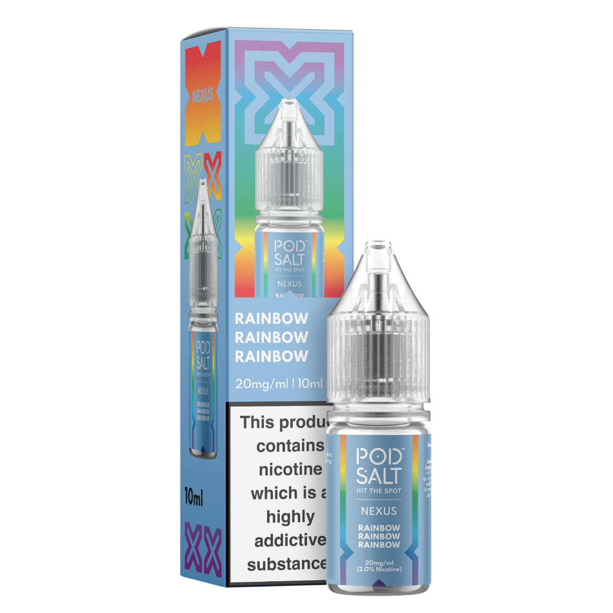 Nexus Rainbow Nic Salt by Pod Salt
