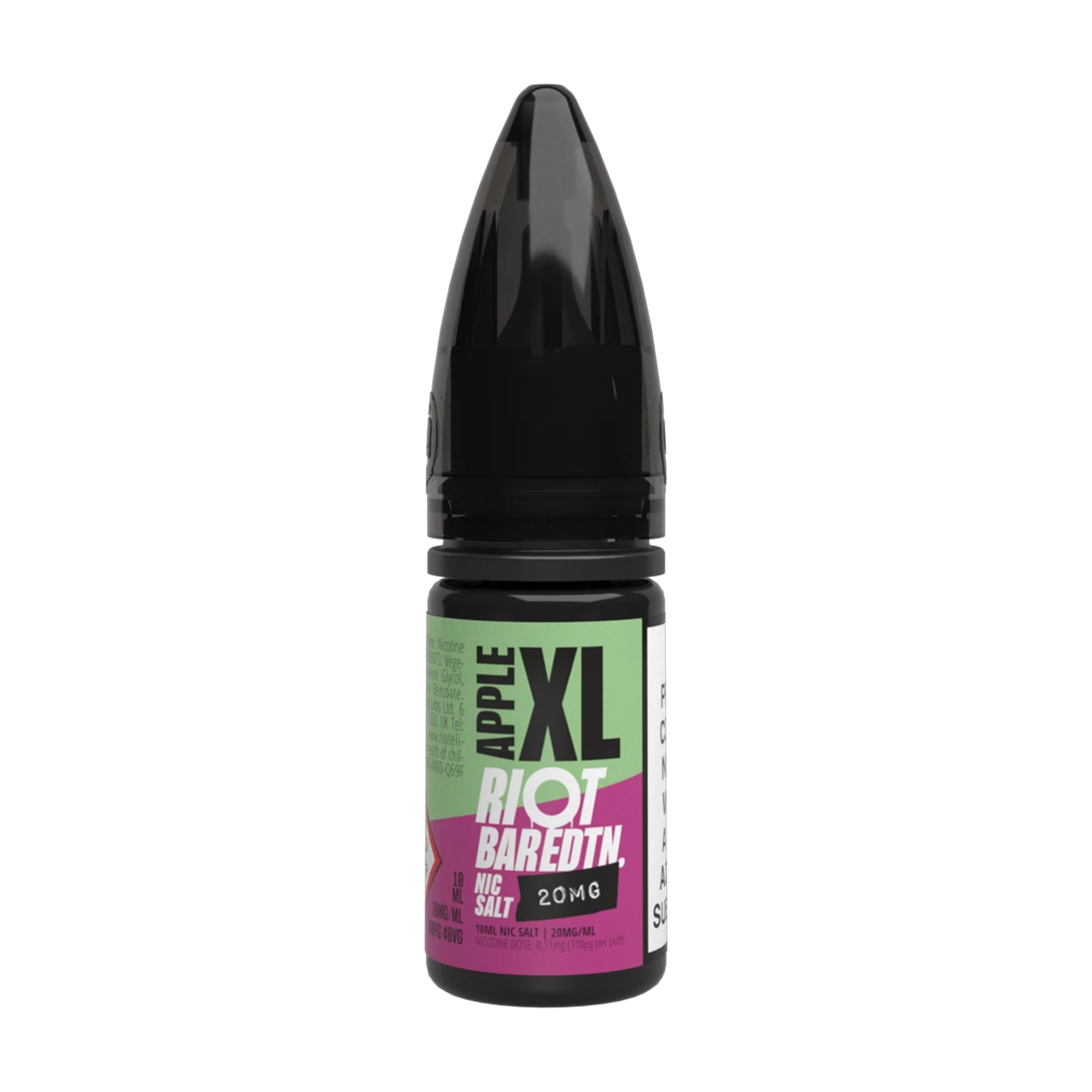 Apple XL Riot Bar EDTN Nic Salt 10ml | Isle of Vapes