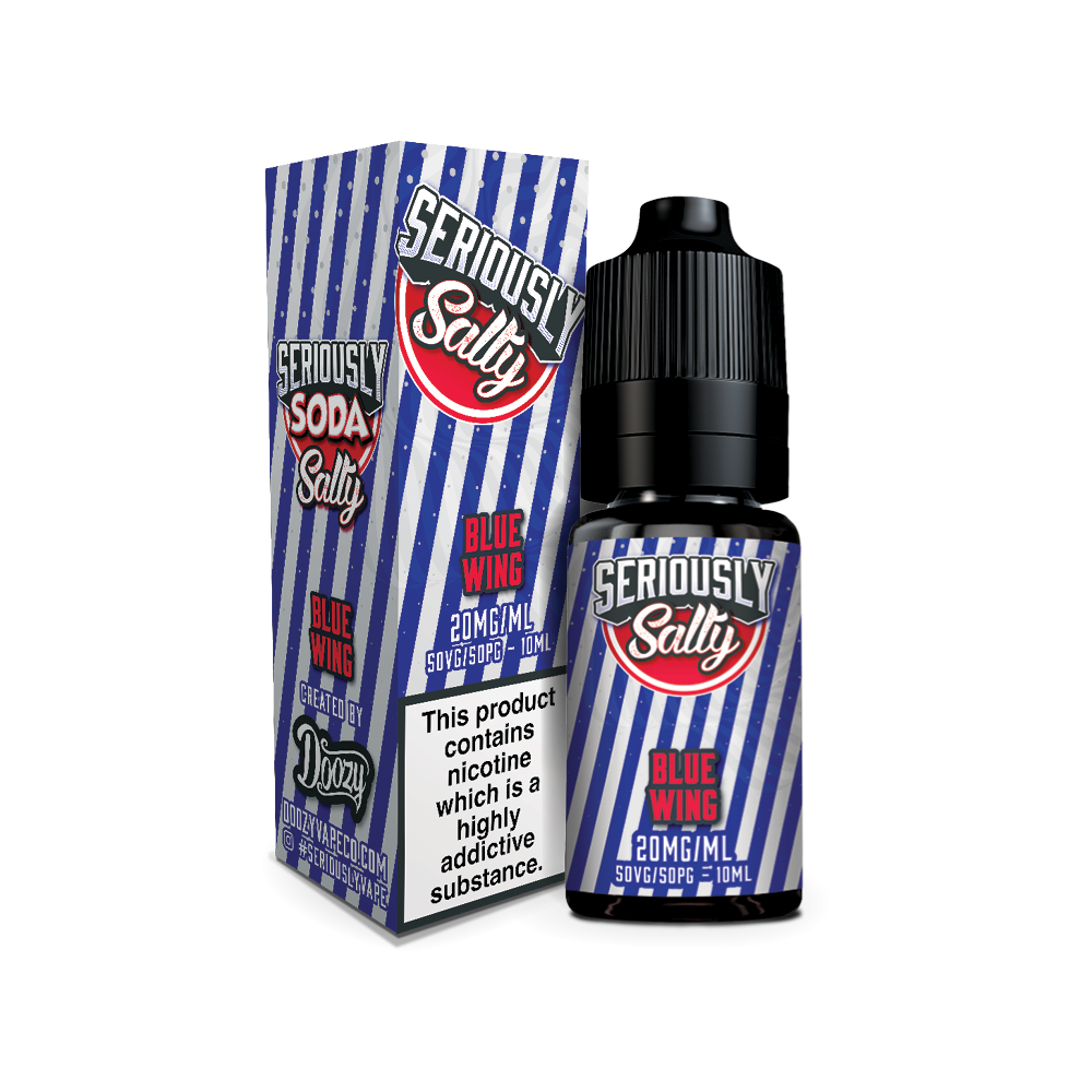 Blue Wing Nic Salt by Seriously Soda Salts 10ml