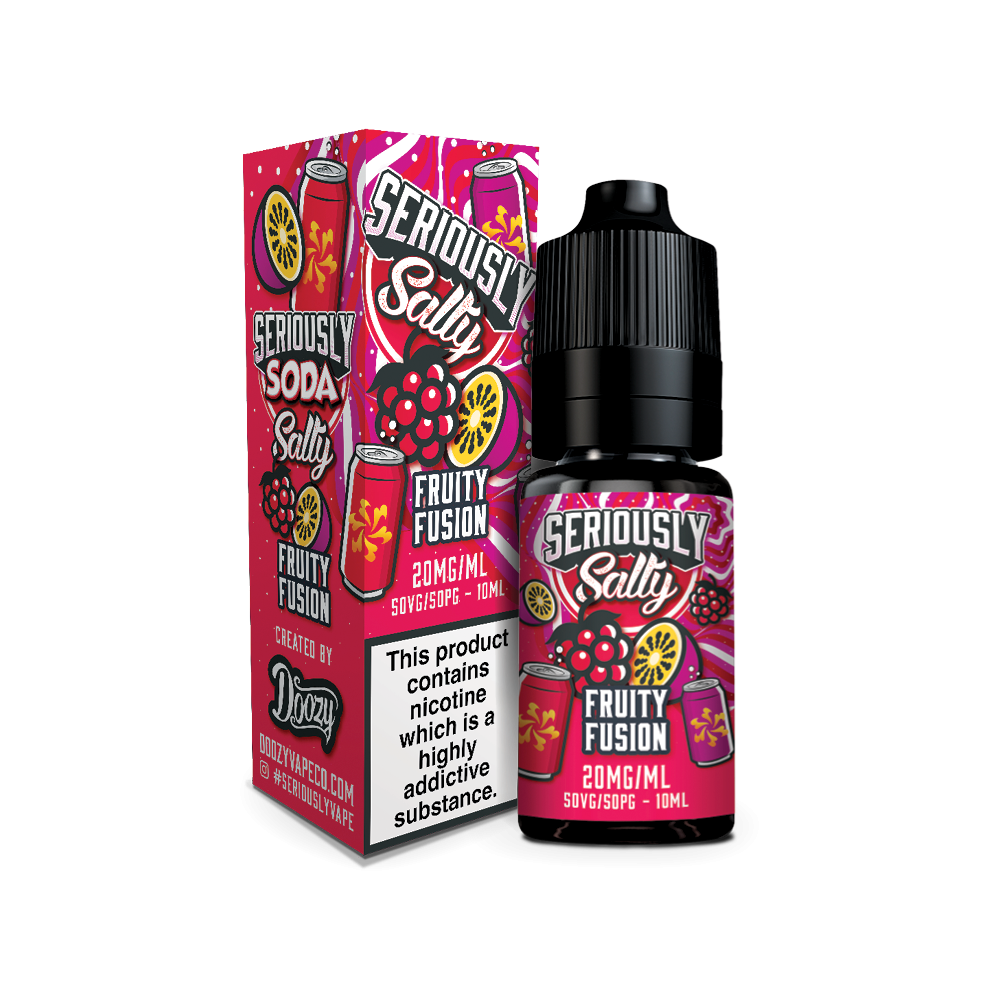 Fruity Fusion Nic Salt by Seriously Soda Salts 10ml