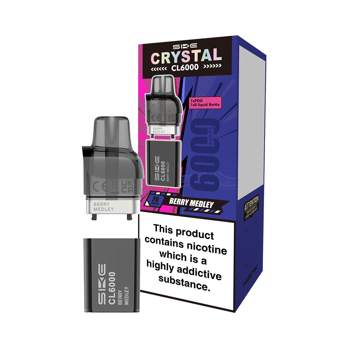 Berry Medley SKE Crystal CL6000 Pods