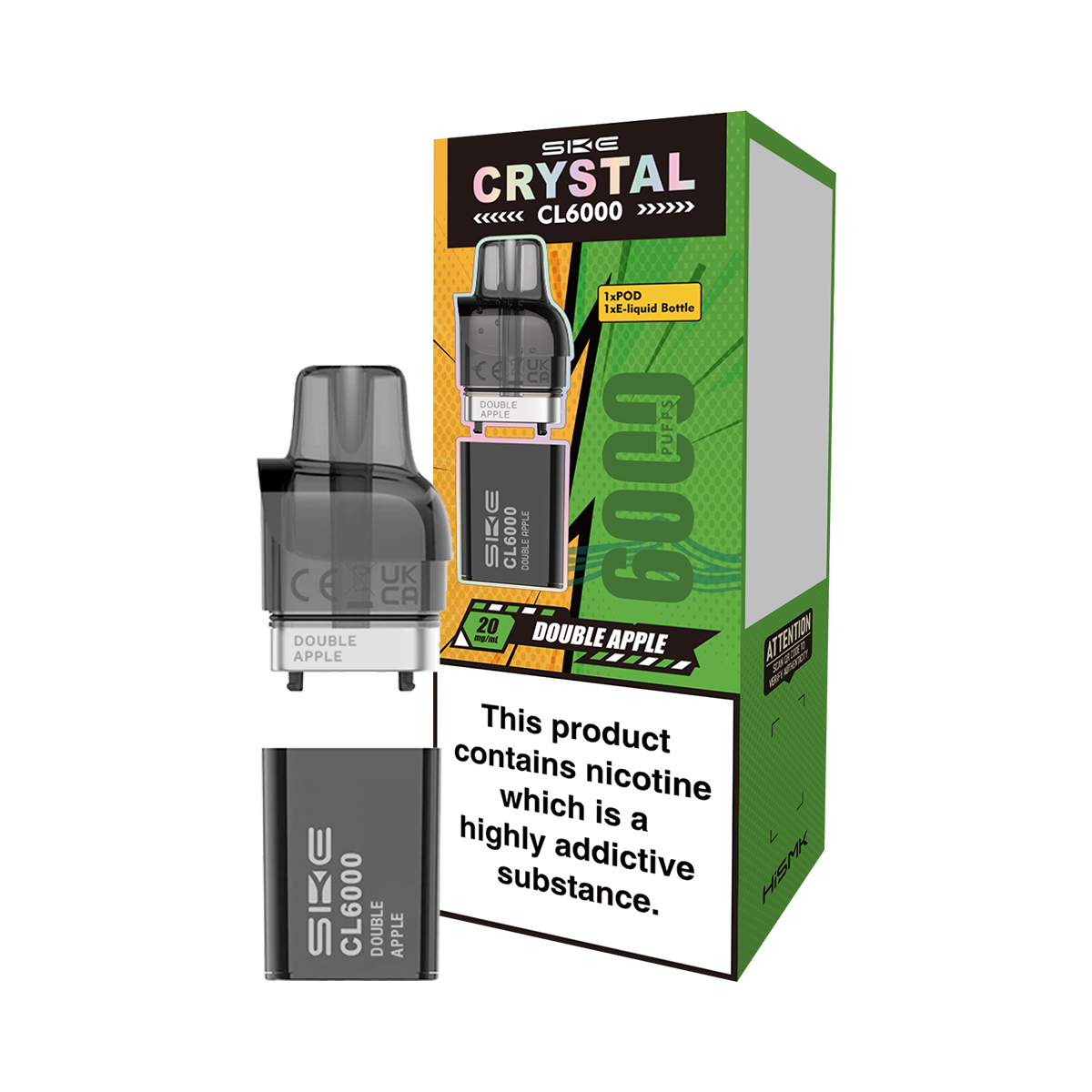 Double Apple SKE Crystal CL6000 Pods