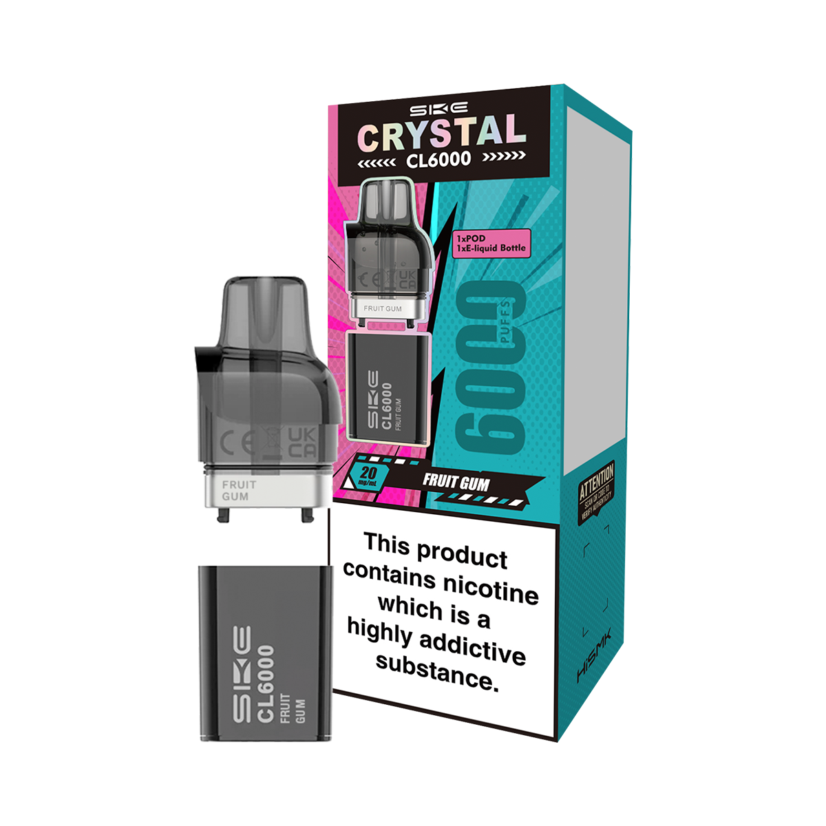 Fruit Gum SKE Crystal CL6000 Pods