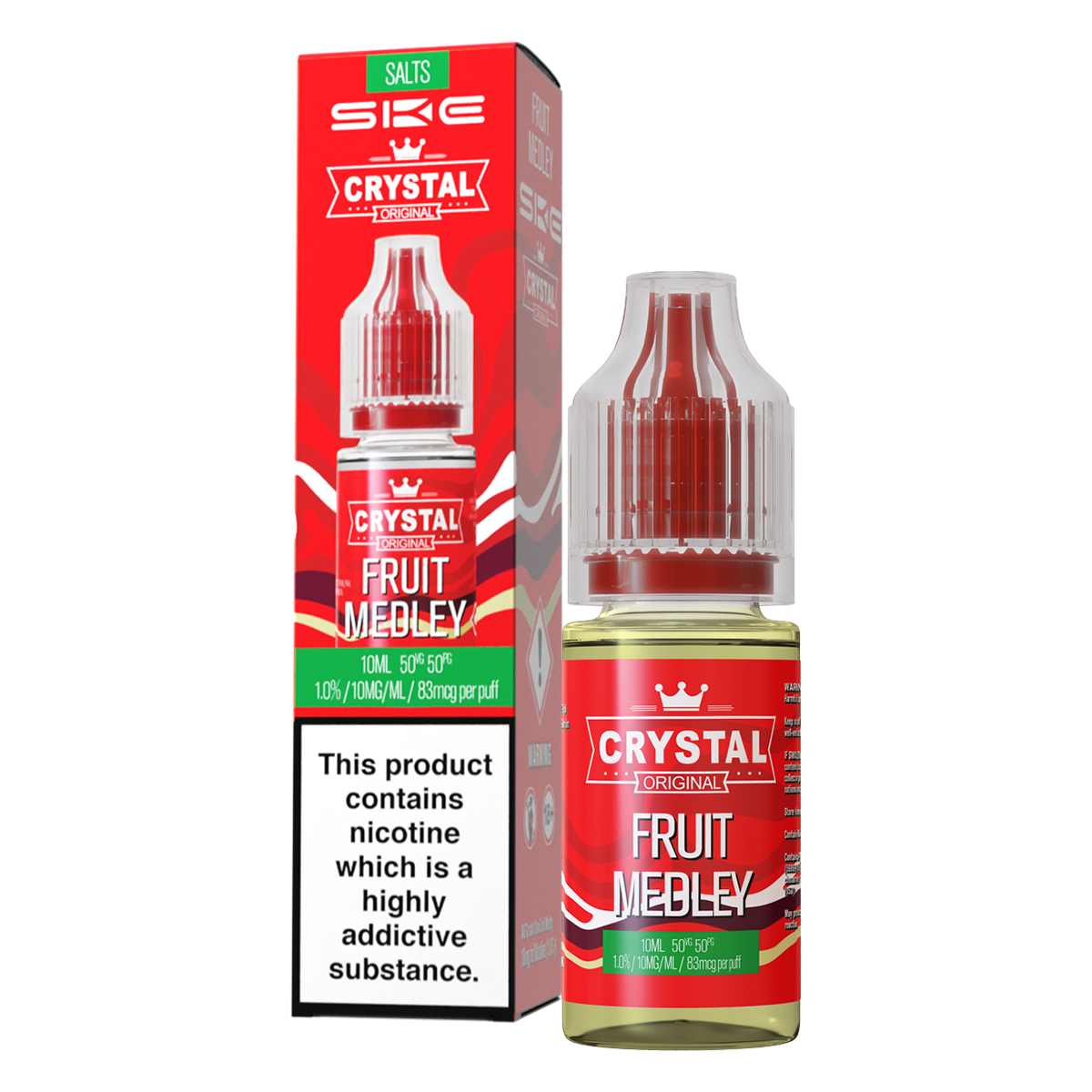 Fruit Medley Nic Salt by SKE Crystal 10ml | Isle of Vapes