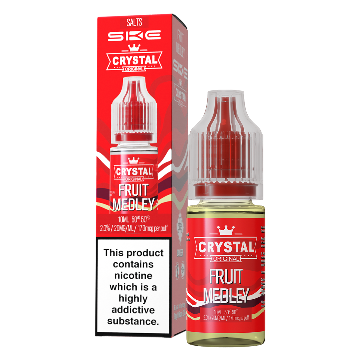 Fruit Medley Nic Salt by SKE Crystal 10ml | Isle of Vapes