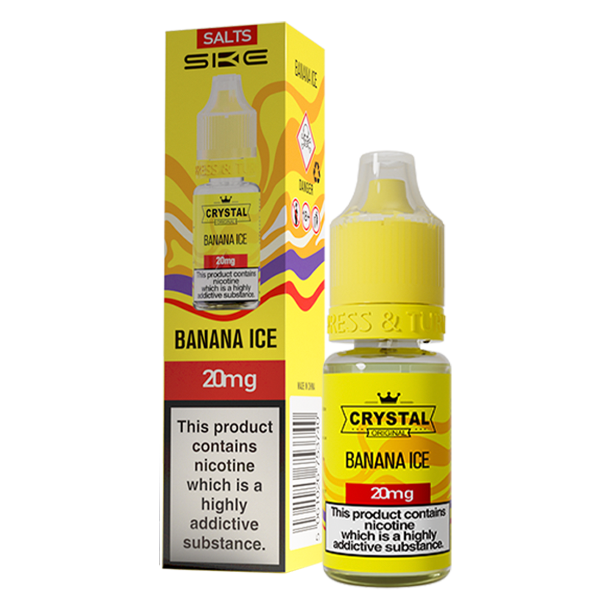 Banana Ice Nic Salt by SKE Crystal