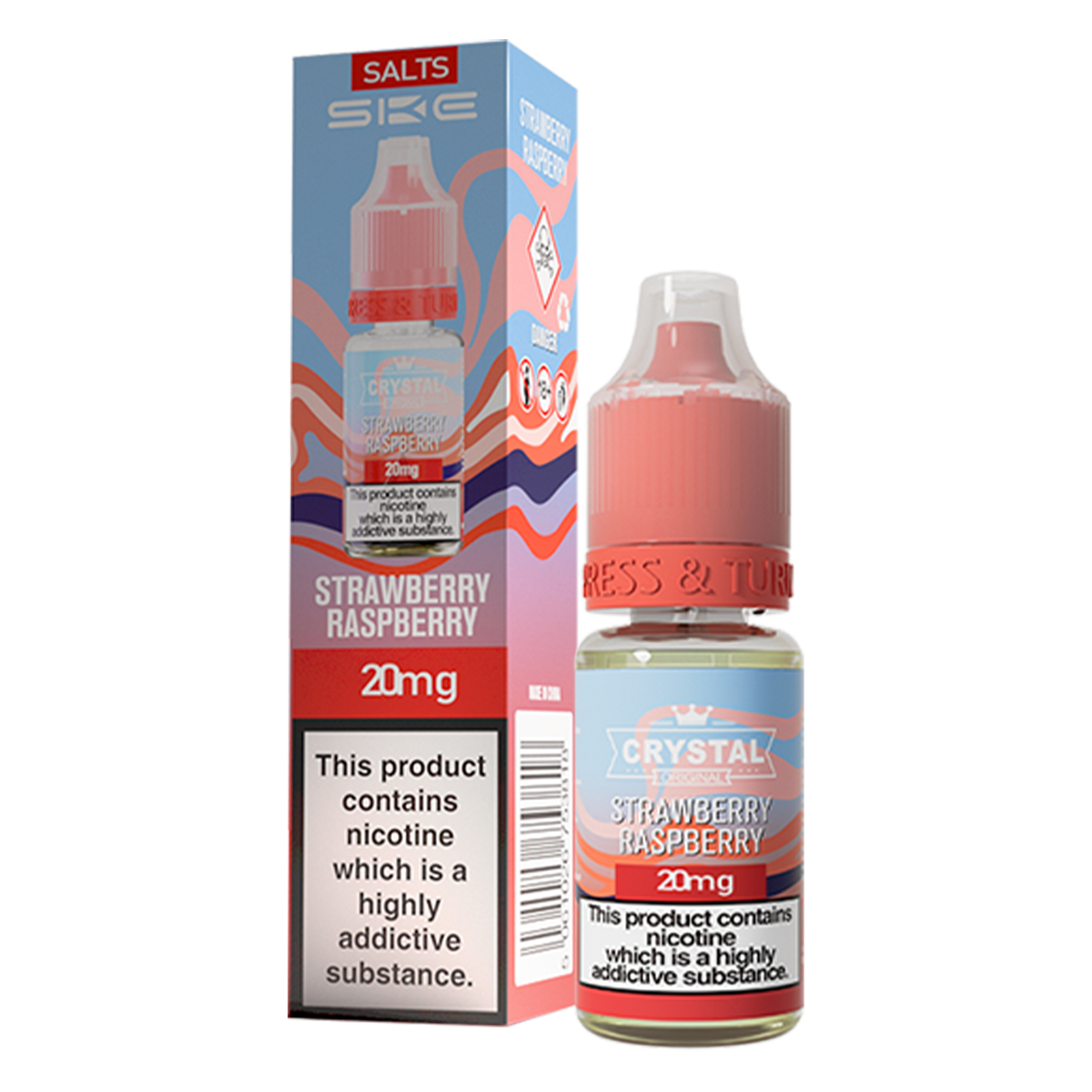 Strawberry Raspberry Nic Salt by SKE Crystal