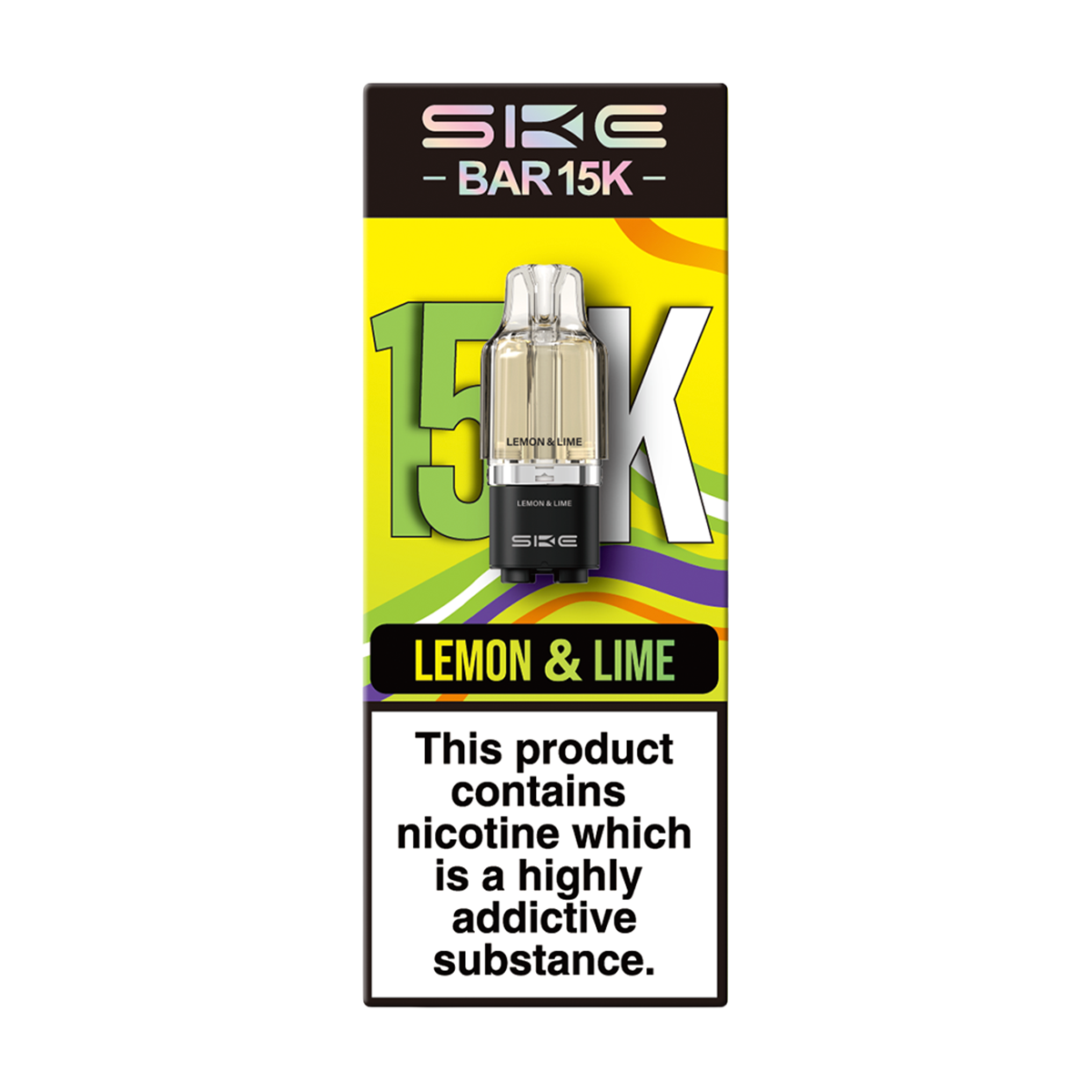 Lemon & Lime SKE Bar 15K Refill Pack | Isle of Vapes