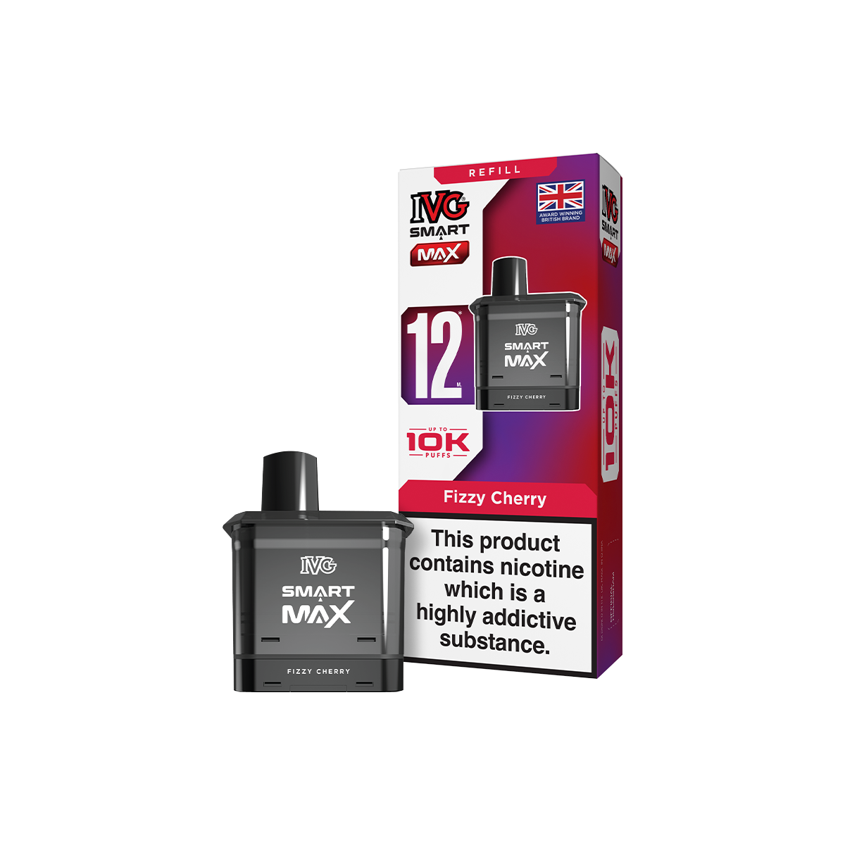 Fizzy Cherry IVG Smart Max Refill Pack | Isle of Vapes