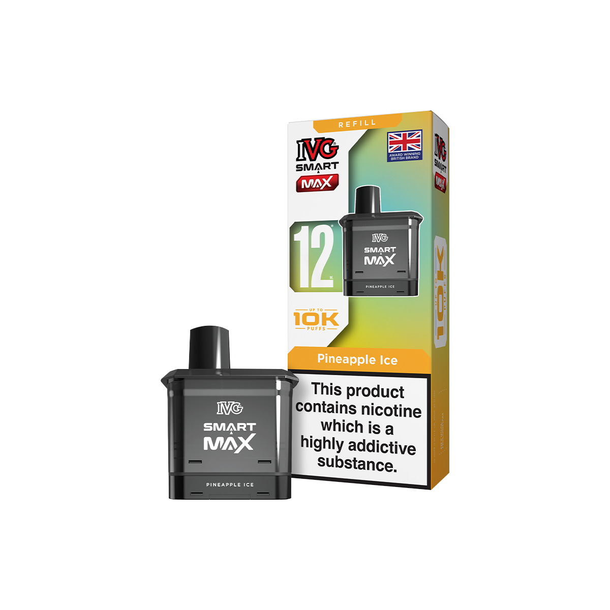 Pineapple Ice IVG Smart Max Refill Pack | Isle of Vapes