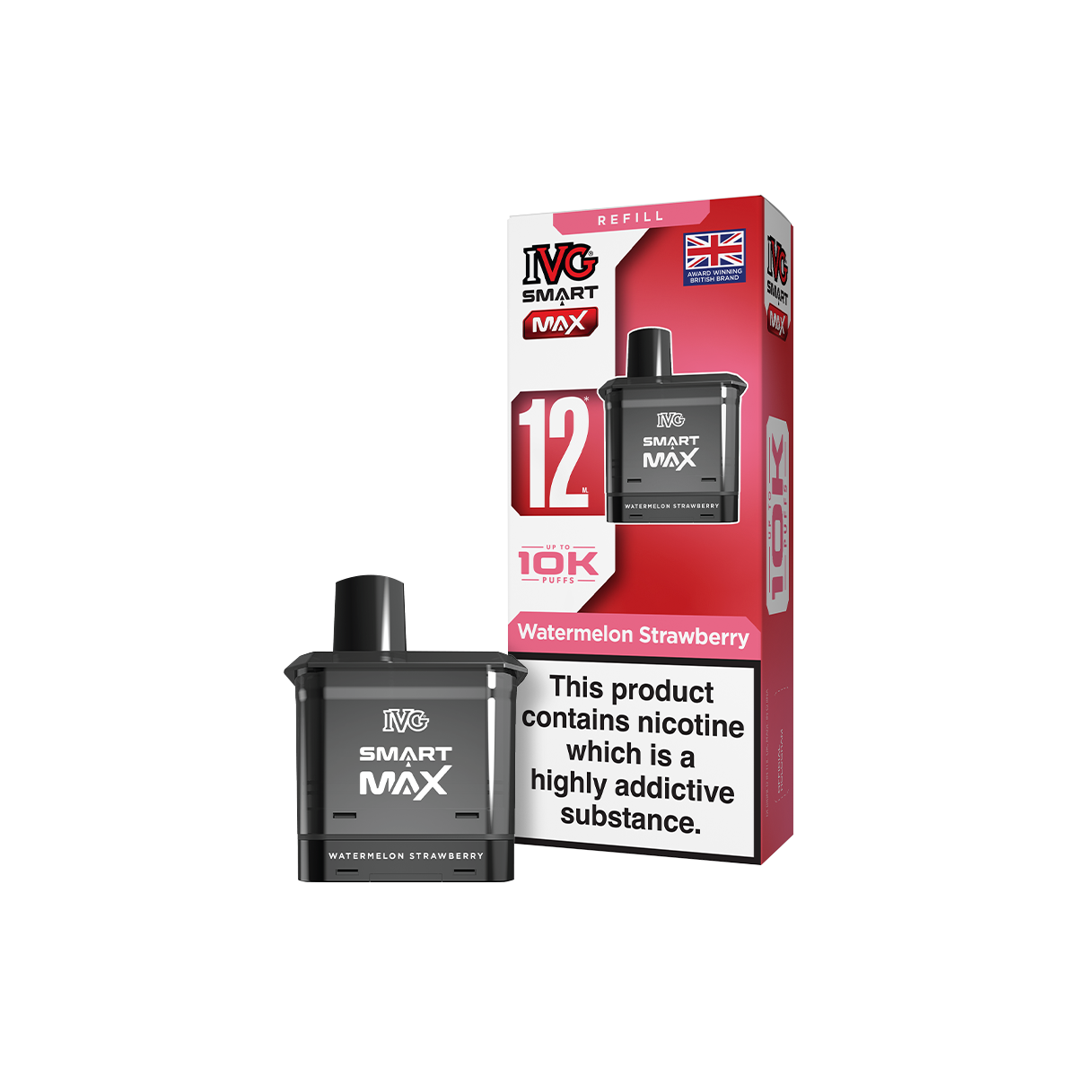 Watermelon Strawberry IVG Smart Max Refill Pack | Isle of Vapes