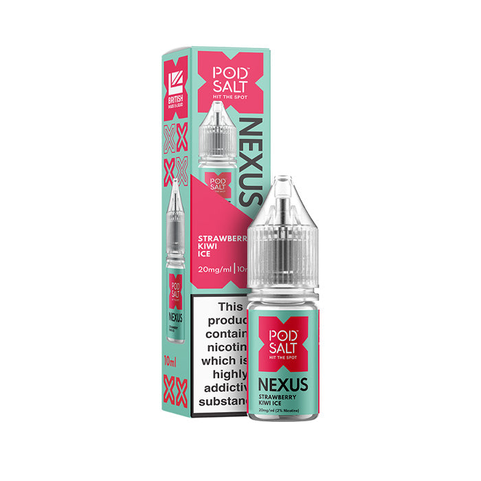 Nexus Strawberry Kiwi Ice Nic Salt by Pod Salt product image