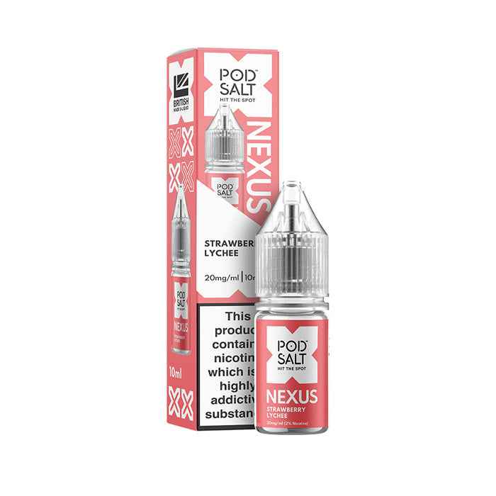 Nexus Strawberry Lychee Nic Salt by Pod Salt