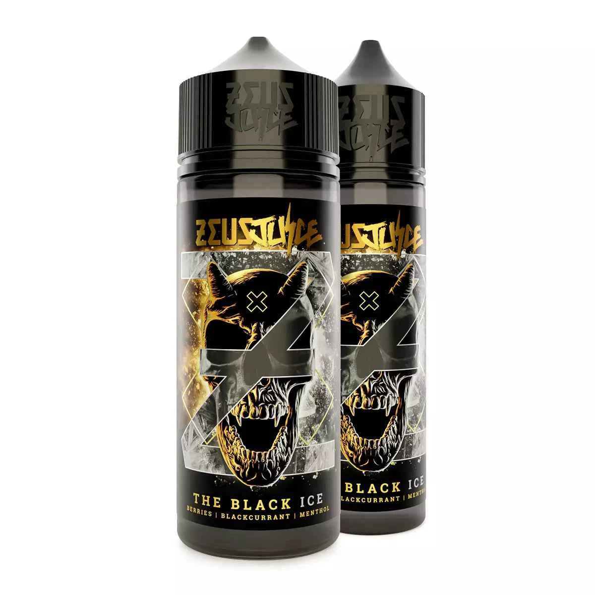 The Black ICE 100ml Shortfill by Zeus Juice