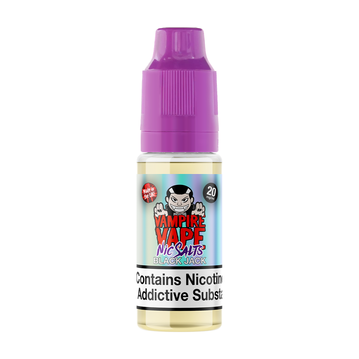 Black Jack Nic Salt By Vampire Vape 10ml | Isle of Vapes