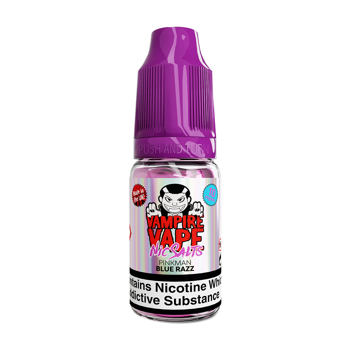 Pinkman Blue Razz Nic Salt by Vampire Vape 10ml | Isle of Vapes