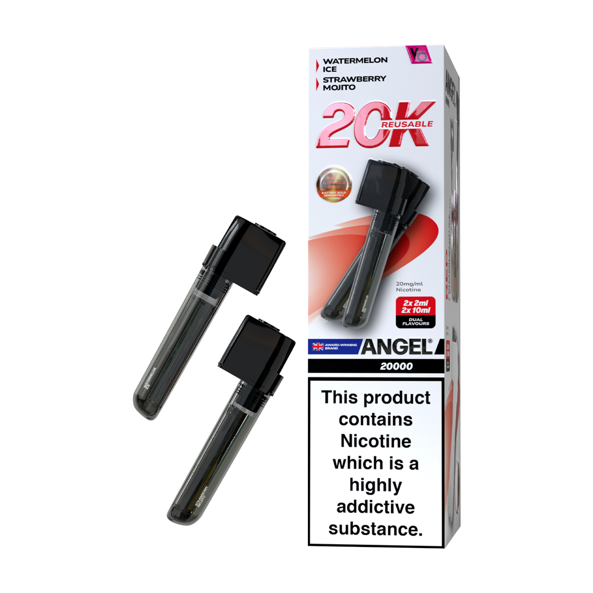 Red Edition Vapes Bars Angel 20k Refill Pack