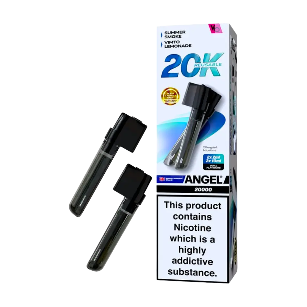 Coastal Fizz Edition Vapes Bars Angel 20k Refill Pack