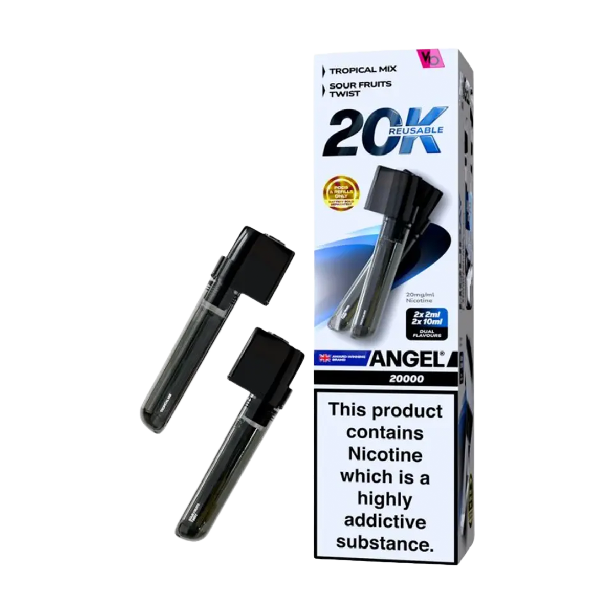Holiday Edition Vapes Bars Angel 20k Refill Pack