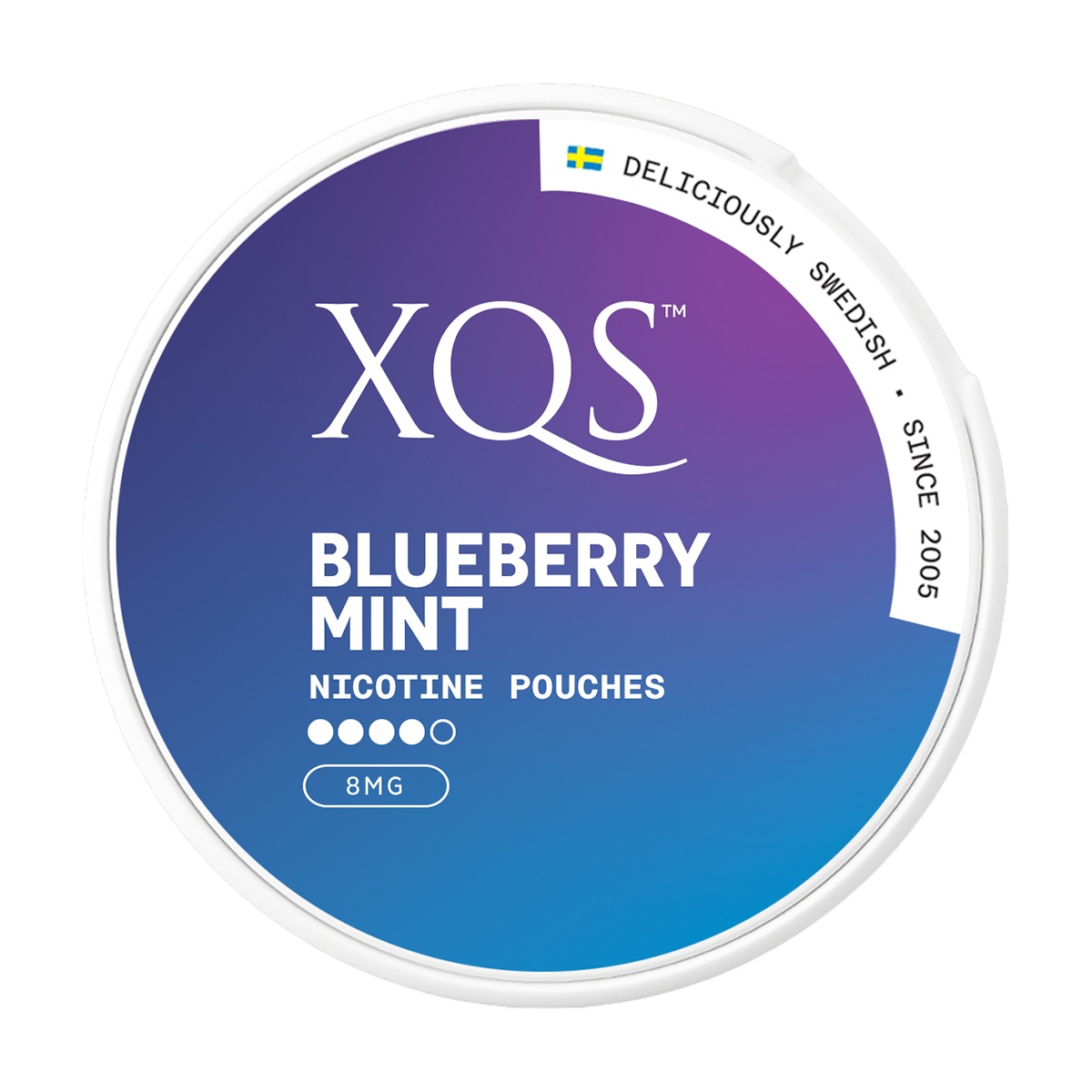 Blueberry Mint XQS Nicotine Pouches | Isle of Vapes