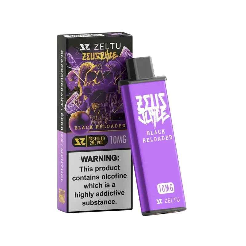 Black Reloaded Zeltu X3 Prefilled Pod — Zeus Juice
